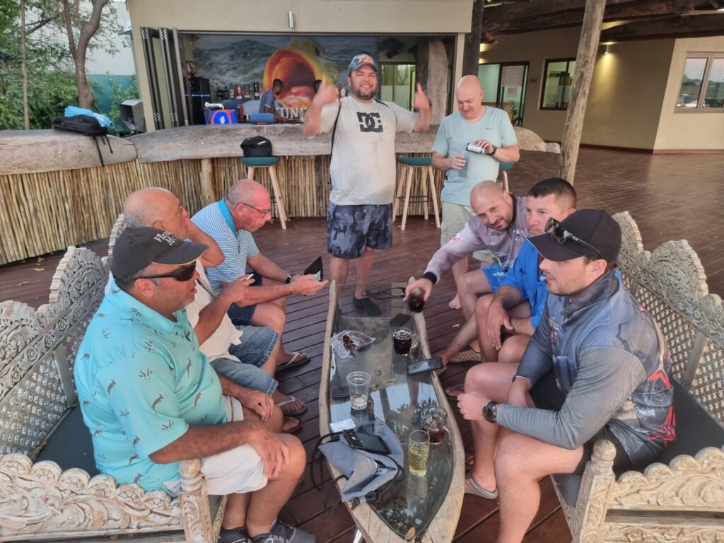 Group bookings for fishing Kubu & Kwena